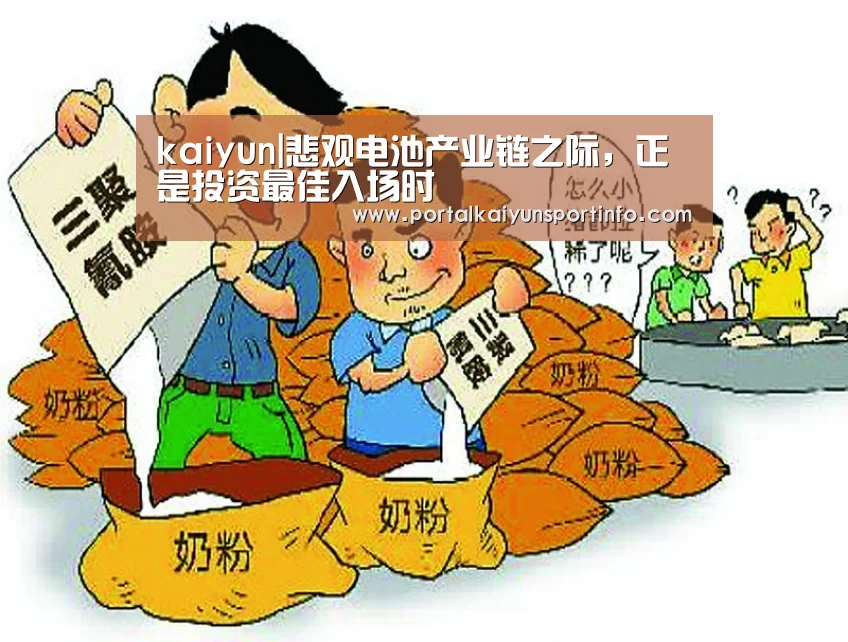 kaiyun|悲观电池产业链之际,正是投资最佳入场时(图1) 开云官网